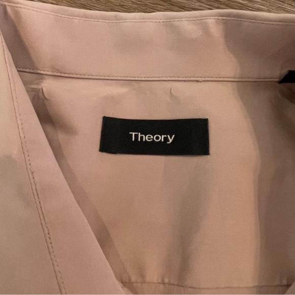 Theory Button Down Shirt Men’s Sz XL Dusty Pink Office Business Career Formal - Picture 5 of 10